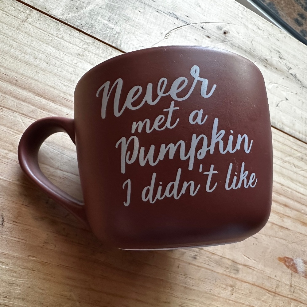 Target Threshold Porcelain Thanksgiving-Themed Mug - Dark Mauve
